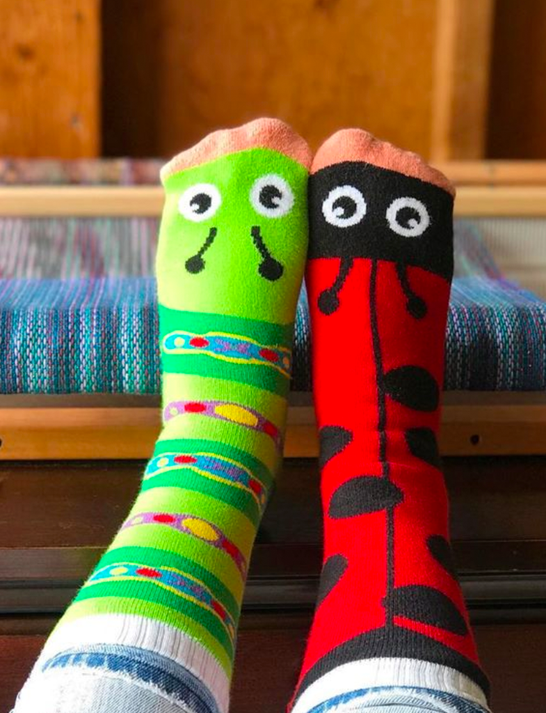 Ladybug & Caterpillar Socks