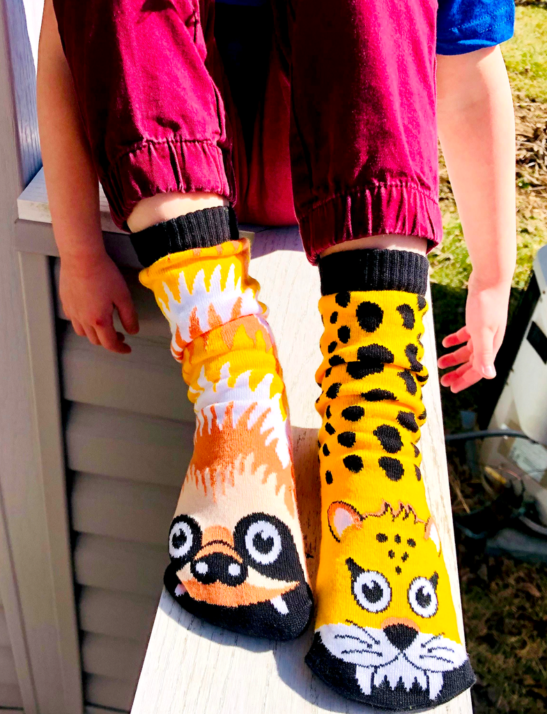 Sloth & Cheetah Socks